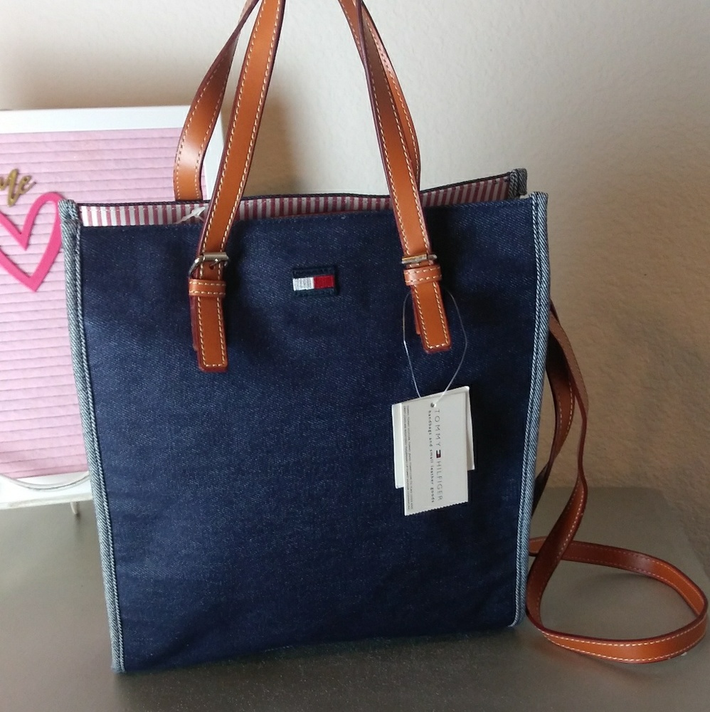 NWT Tommy Hilfiger Denim Tote